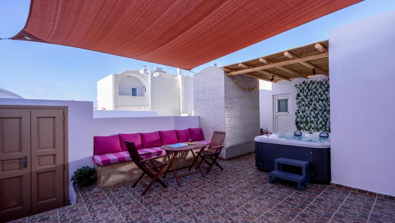 Ferienwohnung Heart Of Oia - Private House With Jacuzzi Exterior foto
